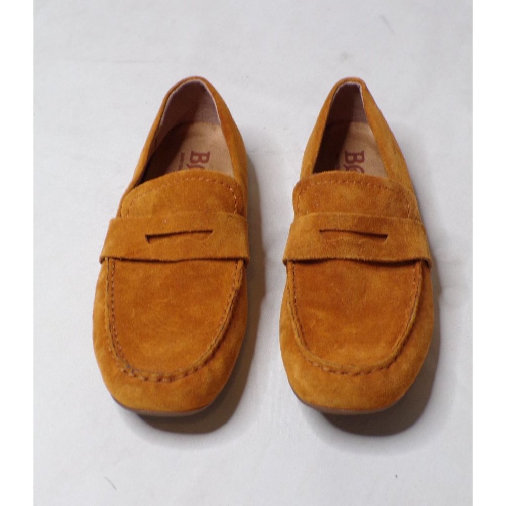 🆕 BORN Melinda Loafer Shoe Suede Cushioned Tan Orange 6 - Picture 6 of 11
